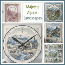 Majestic Alpine Landscapes & Scenic Mountain Art