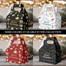 Christmas Holiday Party Favor Boxes