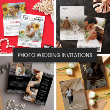 Photo Wedding Invitations