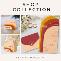 Retro Arch Wedding