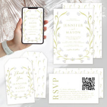 Elegant white tulips floral bohemian wedding