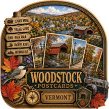 Woodstock Vermont Postcards/Gifts