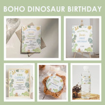 Boho Dinosaur Birthday