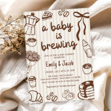 A Baby is Brewing Coffee Baby Shower 
