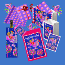 Love Is In The Air Folk Art Angel Valentines