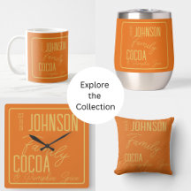 Personalized Fall Family Pumpkin Spice Home Decor