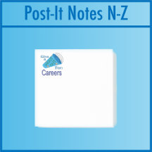 Shout Out for Careers Post It Notes N-Z