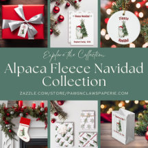 Alpaca Fleece Navidad