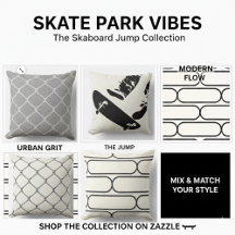 Skateboard Jump Decor Collection
