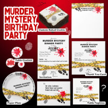 Murder Mystery Party Crime Scene Kit