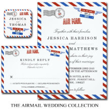 The Modern Airmail Wedding Collection
