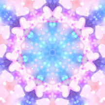 Pastel Kaleidoscope Home Decor