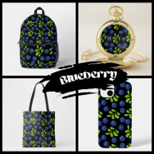 Blueberry Bliss: Fresh Fruit Pattern
