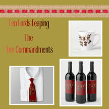  Ten Lords Leaping The Ten Commandments Vector 