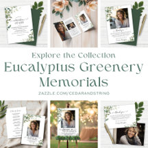 Eucalyptus Greenery Funeral Memorial