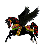 Pegasus Carousel Collection-Elegant Winged Horses