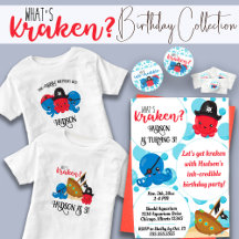 "What's Kraken" Octopus Pirate Children's Party