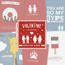 Valentines Day | Gay Lesbian Rainbow Cards