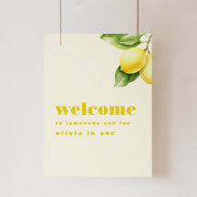 Lemonade and Fun First Birthday Collection