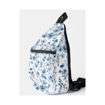 BLUE FRENCH FLORAL TRAVEL SUITE