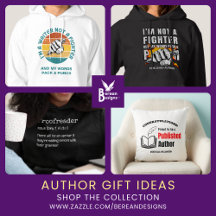 AUTHOR Apparel and Gifts For Writers and Editors