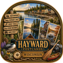 Hayward Wisconsin Postcards/Gifts