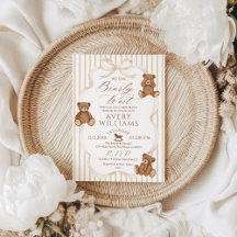 We Can Bearly Wait Elegant Baby Shower