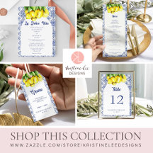 La Dolce Vita Wedding Italian Lemon Mediterranean 