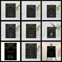 Romantic Gold String Wedding Collection