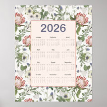 Calendars And Planners 2026 Florals