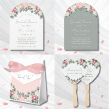 VINTAGE FLORAL GARDEN ROSES BRIDAL SHOWER