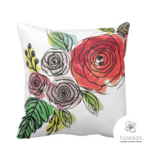 Watercolor Trow Pillows