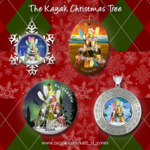 The Kayak Christmas Tree Ornaments Collection