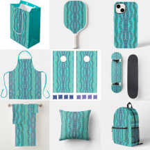 Frosted Dichroic Beach Glass Abstract Pattern