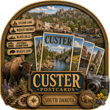 Custer South Dakota Postcards/Gifts