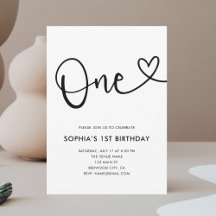 Playful Calligraphy with Heart Swirl Birthday