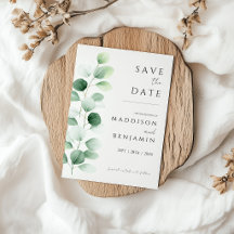 Modern Eucalyptus Greenery Wedding