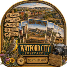 Watford City North Dakota Postcards/Gifts