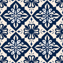 Portuguese Azulejo Blue and White