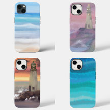 iPhone Protector Case With Beach Themed Designs 