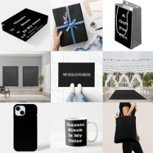 Classic Timeless Traditional Black Solid Color 