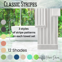 Bath Towels & Decor Stripes
