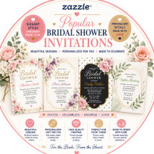 Popular Bridal Shower Invitations