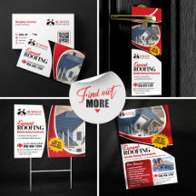 Modern Red Expert Reliable Roofing Repair Shingle