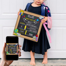 First Day of School Signs