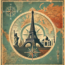 Vintage Travel Posters & Maps Collection