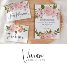 Vivian • Elegant Blush Pink Rose Wedding Suite