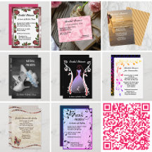 Bridal & Couple's Wedding Shower Invitations