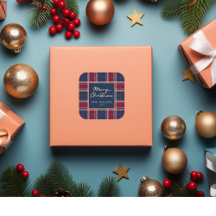 Holiday Personalized Christmas Stickers