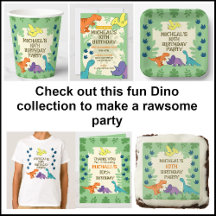 Colorful Dinosaur Birthday Party
